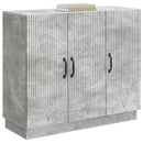 Sideboard Betongrå 89 x 34,5 x 77 cm Konstrueret træ