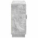 Sideboard Betongrå 89 x 34,5 x 77 cm Konstrueret træ