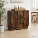 Sideboard Røget eg 89 x 34,5 x 77 cm Konstrueret træ