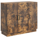 Sideboard Røget eg 89 x 34,5 x 77 cm Konstrueret træ