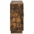 Sideboard Røget eg 89 x 34,5 x 77 cm Konstrueret træ