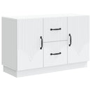 Sideboard med skuffe Hvid 89 x 34,5 x 57 cm Konstrueret træ
