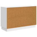Sideboard med skuffe Hvid 89 x 34,5 x 57 cm Konstrueret træ