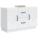 Sideboard med skuffe Hvid 89 x 34,5 x 57 cm Konstrueret træ