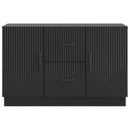 Sideboard med skuffe Sort 89 x 34,5 x 57 cm Konstrueret træ