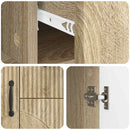 Sideboard Sonoma-eg 89 x 34,5 x 57 cm Konstrueret træ