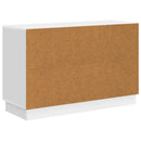 Sideboard Hvid højglans 89 x 34,5 x 57 cm Konstrueret træ