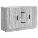 Sideboard Grå sonoma-eg 89 x 34,5 x 57 cm Konstrueret træ