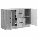 Sideboard Grå sonoma-eg 89 x 34,5 x 57 cm Konstrueret træ