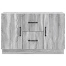 Sideboard Grå sonoma-eg 89 x 34,5 x 57 cm Konstrueret træ