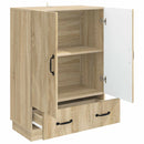 Sideboard Sonoma-eg 66 x 34,5 x 92 cm Konstrueret træ