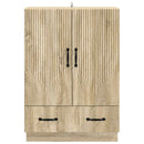 Sideboard Sonoma-eg 66 x 34,5 x 92 cm Konstrueret træ