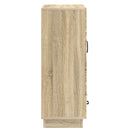 Sideboard Sonoma-eg 66 x 34,5 x 92 cm Konstrueret træ