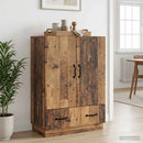 Sideboard Gammelt træ 66 x 34,5 x 92 cm Konstrueret træ