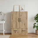 Sideboard Artisan-eg 66 x 34,5 x 92 cm Konstrueret træ