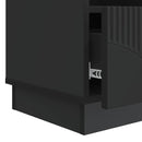 TV-skab med skuffe Sort 102 x 34,5 x 47 cm Konstrueret træ