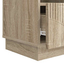 TV-skab med skuffe Sonoma-eg 102 x 34,5 x 47 cm Konstrueret træ