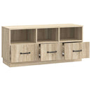 TV-skab med skuffe Sonoma-eg 102 x 34,5 x 47 cm Konstrueret træ
