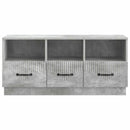 TV-skab med skuffe Betongrå 102 x 34,5 x 47 cm Konstrueret træ