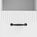 TV-skab Hvid højglans 102 x 34,5 x 47 cm Konstrueret træ