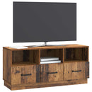 TV-skab Gammelt træ 102 x 34,5 x 47 cm Konstrueret træ