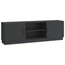 TV-skab Sort 150 x 31 x 47 cm Konstrueret træ