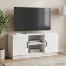TV-skab Hvid 102 x 34,5 x 47 cm Konstrueret træ