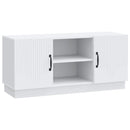 TV-skab Hvid 102 x 34,5 x 47 cm Konstrueret træ