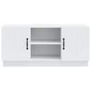 TV-skab Hvid 102 x 34,5 x 47 cm Konstrueret træ