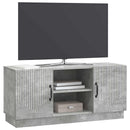 TV-skab Betongrå 102 x 34,5 x 47 cm Konstrueret træ