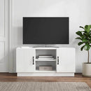 TV-skab Hvid højglans 102 x 34,5 x 47 cm Konstrueret træ