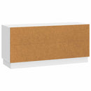 TV-skab Hvid højglans 102 x 34,5 x 47 cm Konstrueret træ