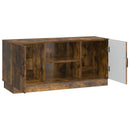 TV-skab Røget eg 102 x 34,5 x 47 cm Konstrueret træ
