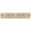TV-skab med skuffe Sonoma-eg 147 x 34,5 x 27 cm Konstrueret træ