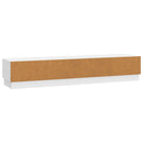 TV-skab Hvid højglans 147 x 34,5 x 27 cm Konstrueret træ