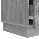 TV-skab Grå sonoma-eg 147 x 34,5 x 27 cm Konstrueret træ