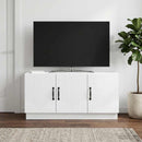 TV-skab Hvid 99 x 34,5 x 47 cm Konstrueret træ