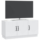 TV-skab Hvid 99 x 34,5 x 47 cm Konstrueret træ