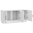 TV-skab Hvid højglans 99 x 34,5 x 47 cm Konstrueret træ