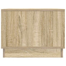 Sofabord Sonoma-eg 90 x 50 x 37 cm Konstrueret træ