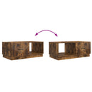 Sofabord Røget eg 90 x 50 x 37 cm Konstrueret træ