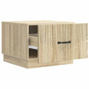 Sofabord med skuffe Sonoma-eg 49 x 50 x 37 cm Konstrueret træ