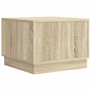 Sofabord med skuffe Sonoma-eg 49 x 50 x 37 cm Konstrueret træ