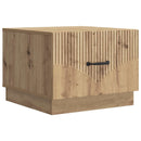 Sofabord med skuffe Artisan-eg 49 x 50 x 37 cm Konstrueret træ
