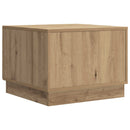 Sofabord med skuffe Artisan-eg 49 x 50 x 37 cm Konstrueret træ