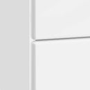 Natskab 2 pcs Hvid højglans 43 x 34,5 x 47,5 cm Konstrueret træ