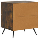 Natskab 2 pcs Røget eg 43 x 34,5 x 47,5 cm Konstrueret træ