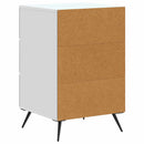Natskab med skuffe Hvid 43 x 41 x 66,5 cm Konstrueret træ