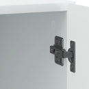 Natskab 2 pcs Hvid 43 x 34,5 x 50 cm Konstrueret træ