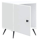 Natskab 2 pcs Hvid 43 x 34,5 x 50 cm Konstrueret træ